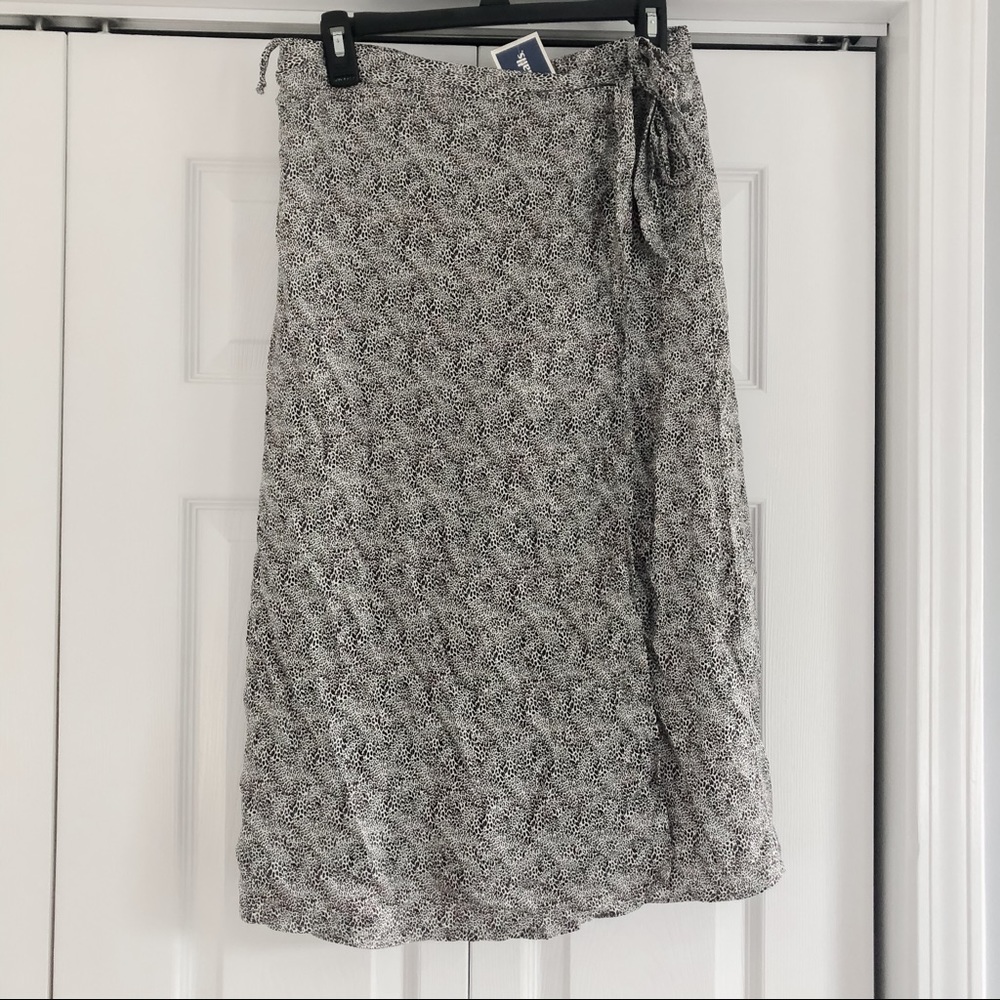 NWT Cheetah Print Wrap Skirt